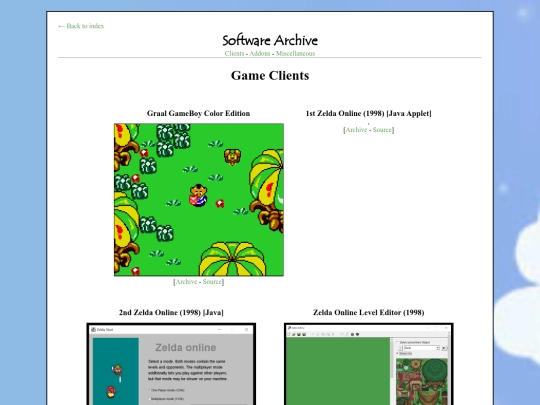 graal/html/software screenshot
