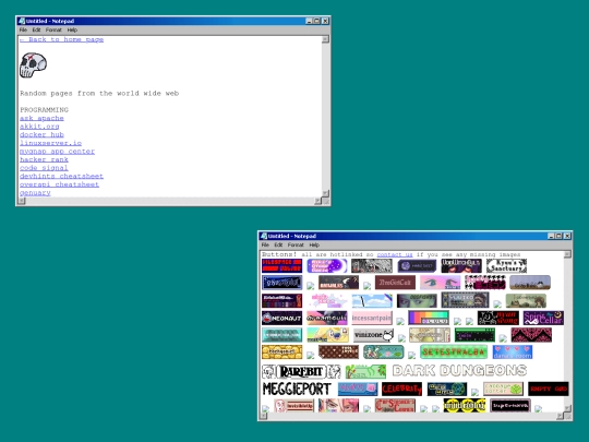 html/links screenshot