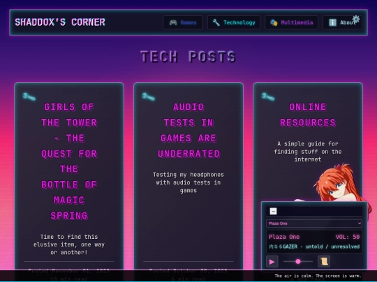 tech screenshot