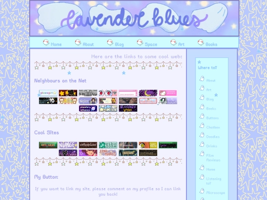 links screenshot