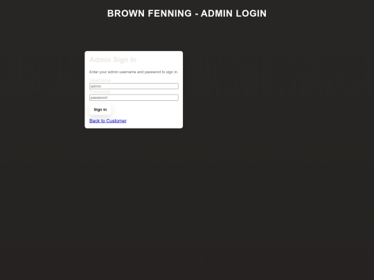 Billing Website/admin screenshot