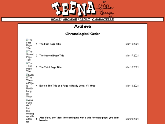 comic/archive screenshot