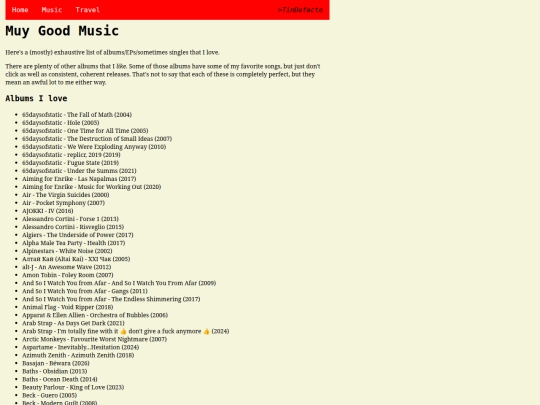 music/muygoodmusic screenshot