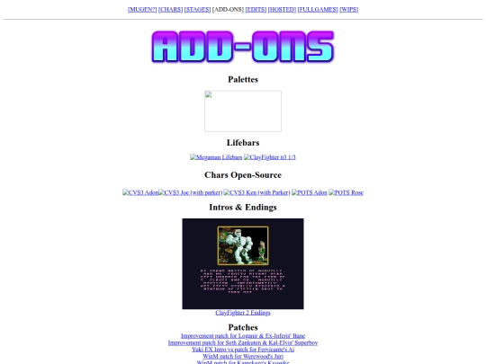 add-ons screenshot
