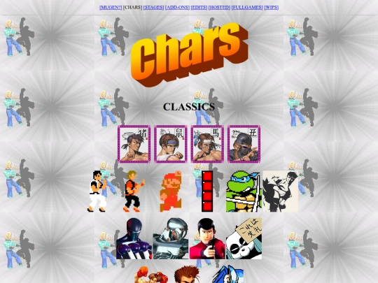 chars screenshot