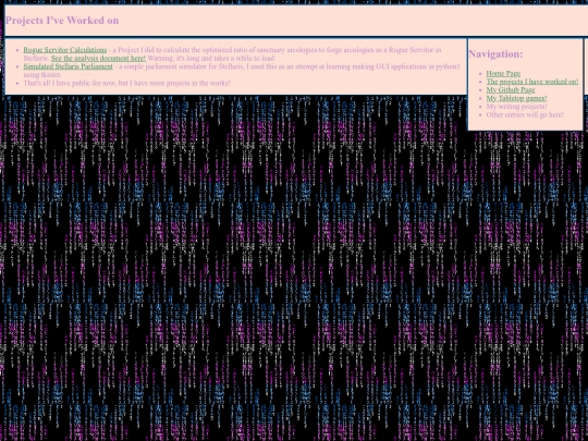 projects screenshot