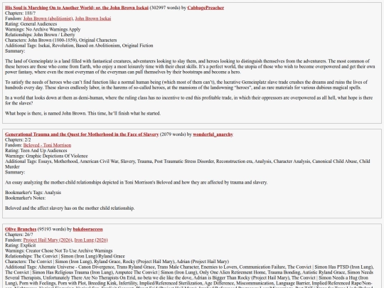 ao3 screenshot