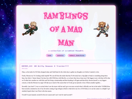 mainblog screenshot