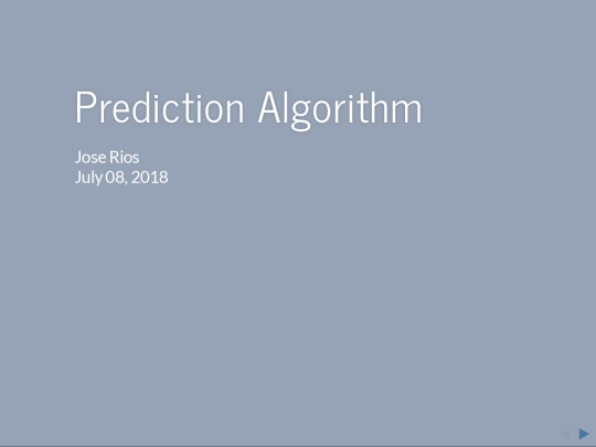 predictModel screenshot