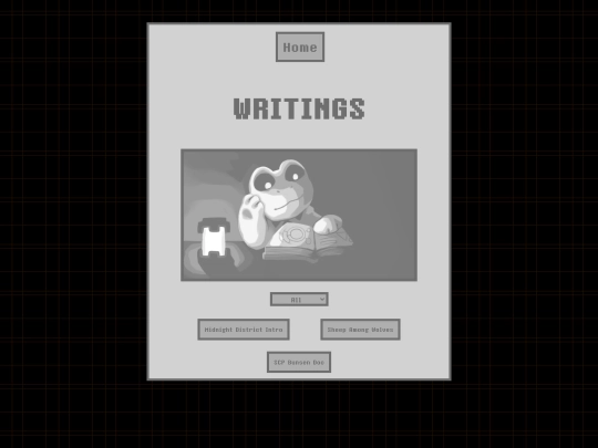 writings screenshot
