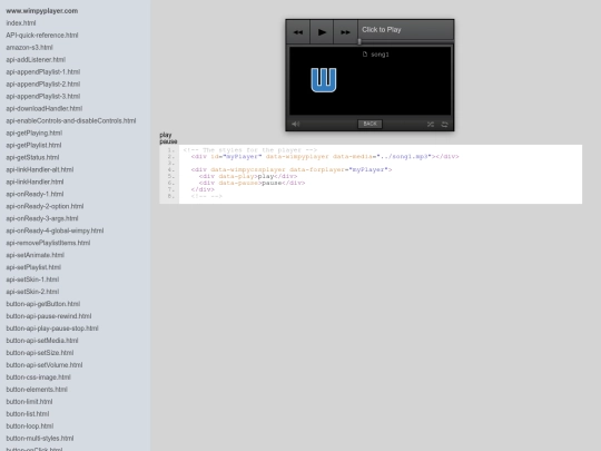 wimpy/wimpy/test/wimpyCssPlayer3 screenshot