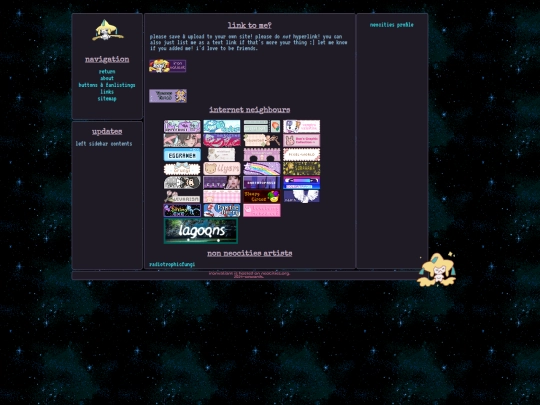 links screenshot