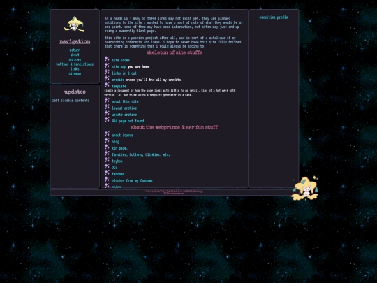 sitemap screenshot