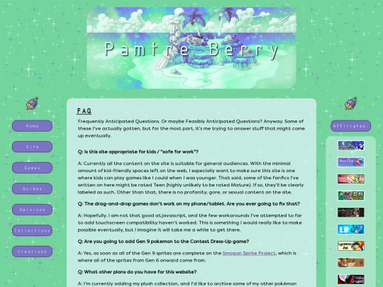 faq screenshot