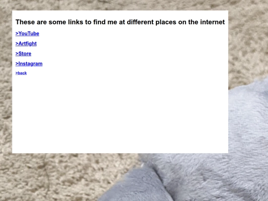 links screenshot