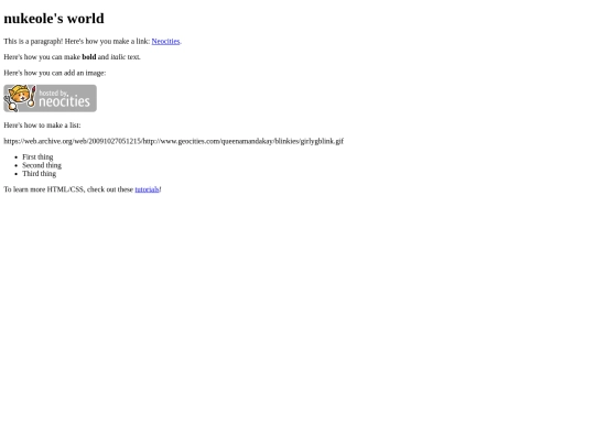 index screenshot