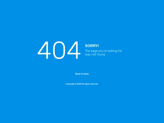 pages/charts/error-404 screenshot