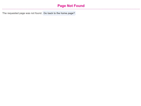 not_found screenshot