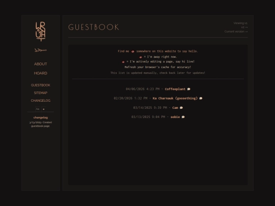 guestbook-v1 screenshot
