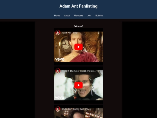 videos screenshot