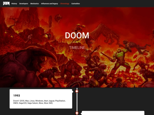 doom/chronology screenshot