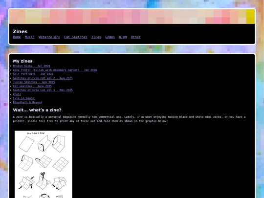 zines screenshot