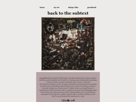 blog screenshot