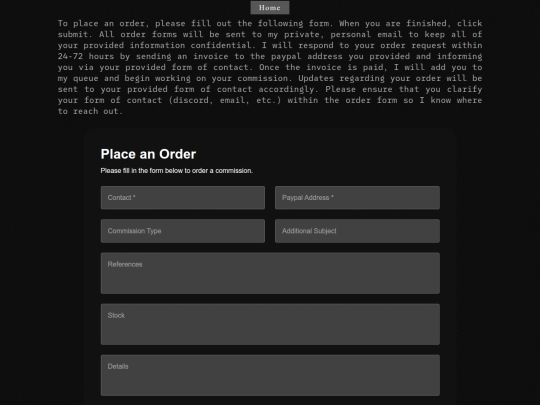 Order/orer screenshot