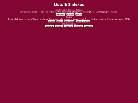 directory/lists screenshot