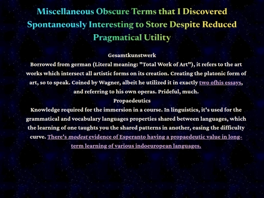 listopaedia/words screenshot