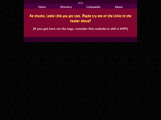 not_found screenshot