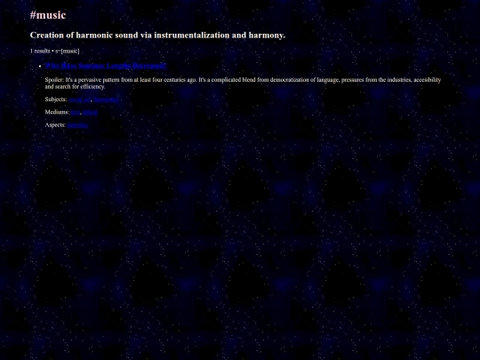 tags/arts/music screenshot