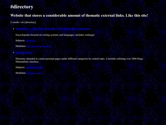 tags/medium/directory screenshot