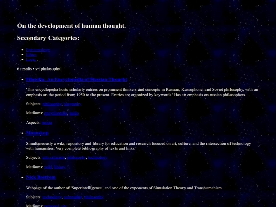 tags/philosophy screenshot