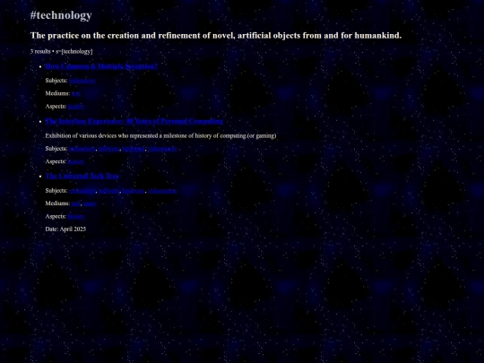 tags/technology screenshot