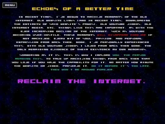 archive screenshot