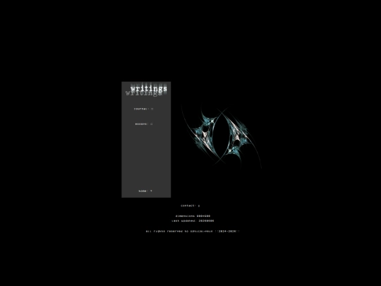 writings screenshot