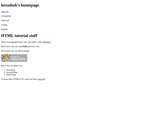index screenshot