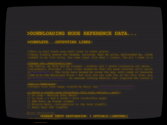 links screenshot
