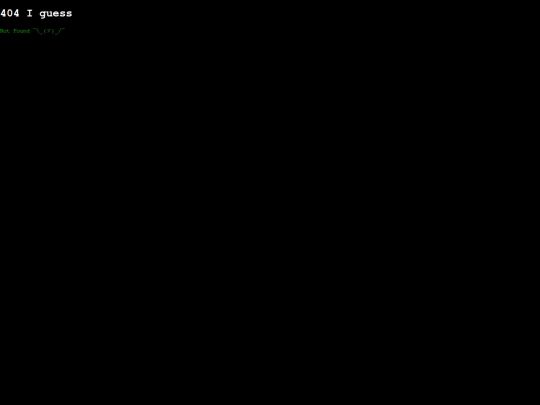 not_found screenshot