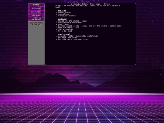 things/THE_LIST screenshot