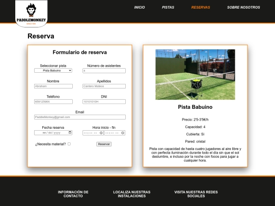 reserva screenshot