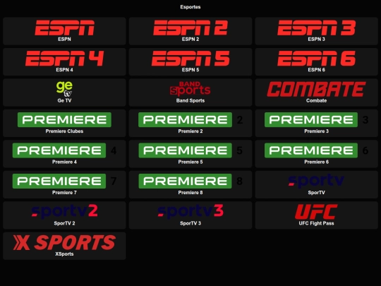 esportes screenshot