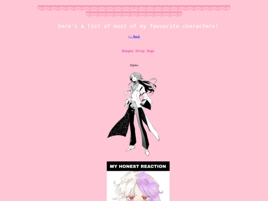 fave_characters screenshot