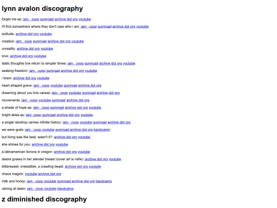 altdiscography screenshot