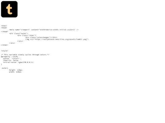 experiments/rainbowbackgroundexample screenshot