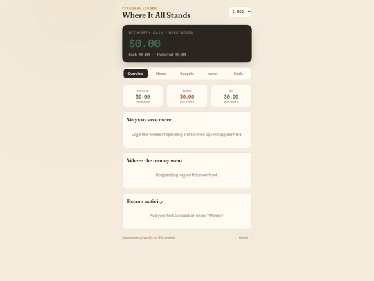 index screenshot