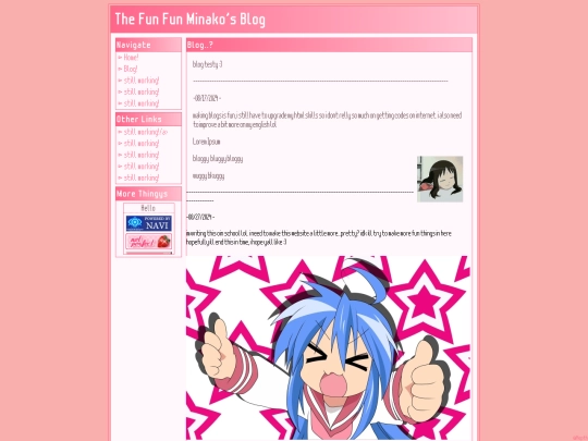 blog screenshot