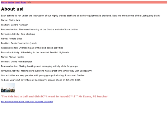 Info screenshot