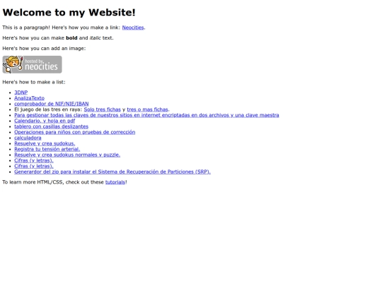 index screenshot